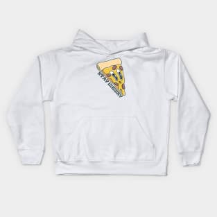 Stay Cheesy Pizza Kids Hoodie